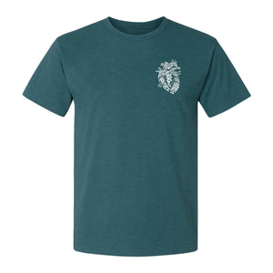 Anatomical Heart T-Shirt, Medical Word Art Design for Nurses and Nursing Students