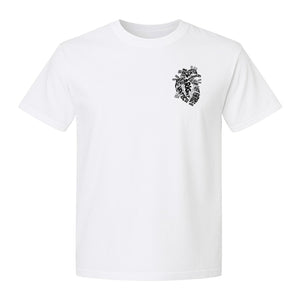 Anatomical Heart T-Shirt, Medical Word Art Design for Nurses and Nursing Students