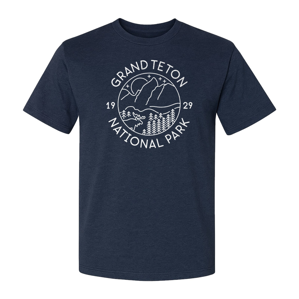 Grand Teton National Park T-Shirt, Mountain Wildlife Graphic for Hiking and Camping Trips
