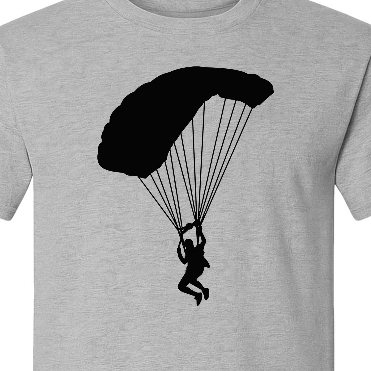 Skydiving T-Shirt, Parachute Graphic for Skydivers, Jump Instructors and Extreme Sports Fans