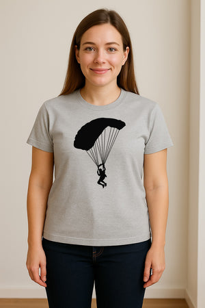 Skydiving T-Shirt, Parachute Graphic for Skydivers, Jump Instructors and Extreme Sports Fans