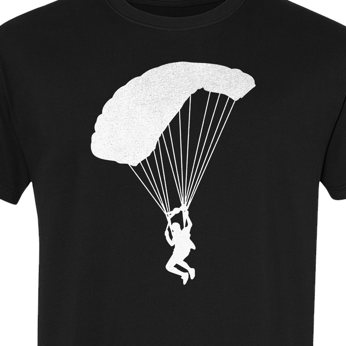 Skydiving T-Shirt, Parachute Graphic for Skydivers, Jump Instructors and Extreme Sports Fans
