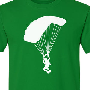 Skydiving T-Shirt, Parachute Graphic for Skydivers, Jump Instructors and Extreme Sports Fans