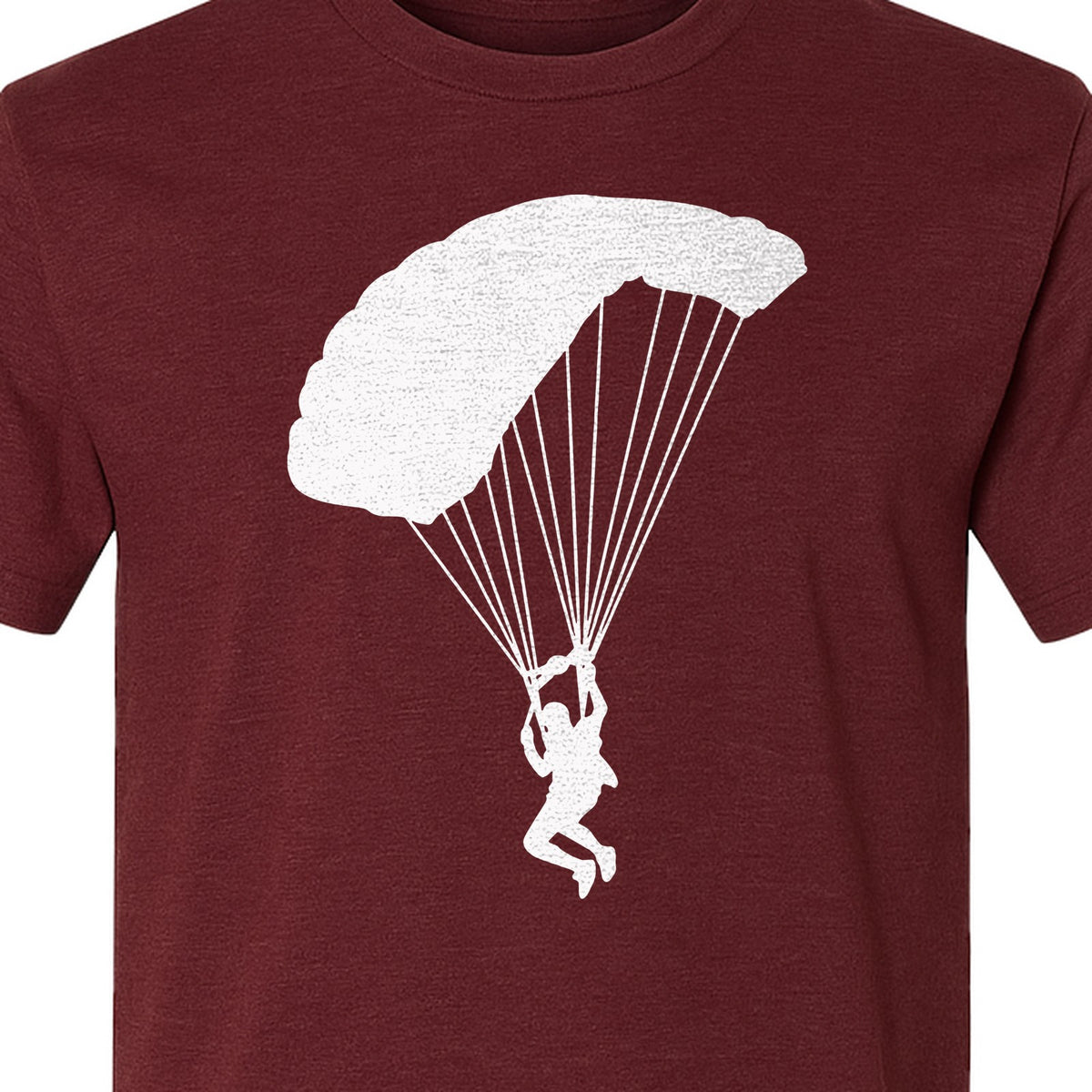 Skydiving T-Shirt, Parachute Graphic for Skydivers, Jump Instructors and Extreme Sports Fans