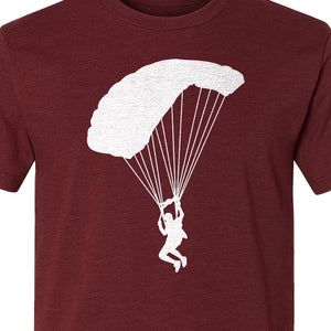 Skydiving T-Shirt, Parachute Graphic for Skydivers, Jump Instructors and Extreme Sports Fans