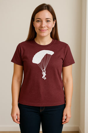 Skydiving T-Shirt, Parachute Graphic for Skydivers, Jump Instructors and Extreme Sports Fans