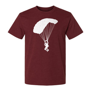 Skydiving T-Shirt, Parachute Graphic for Skydivers, Jump Instructors and Extreme Sports Fans