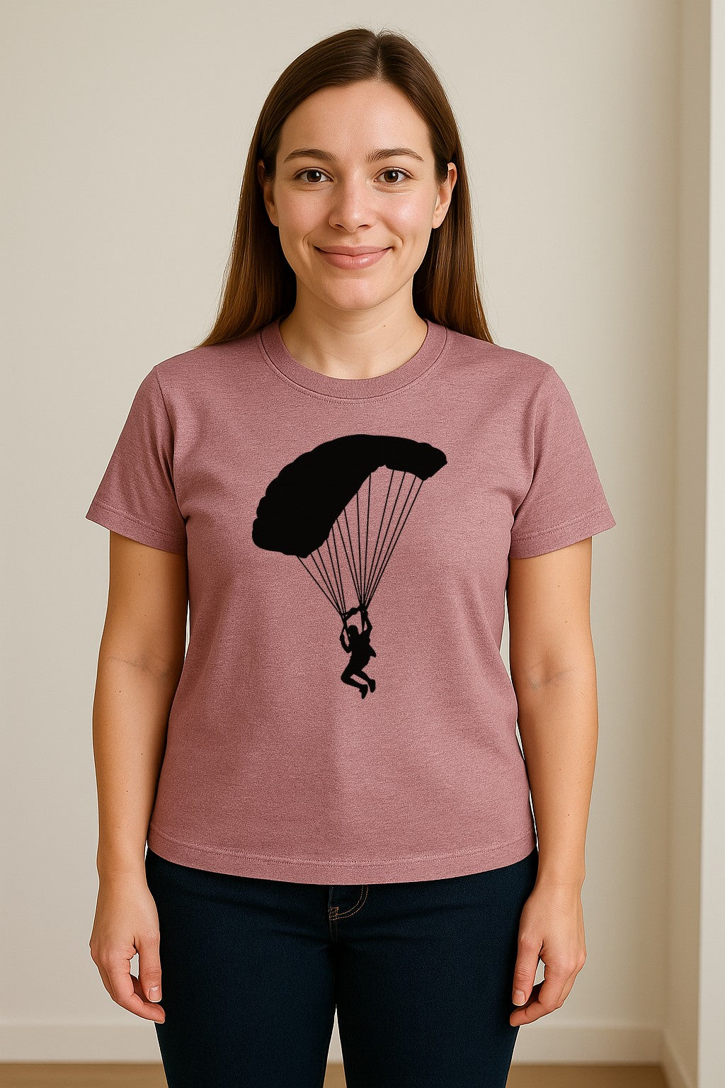 Skydiving T-Shirt, Parachute Graphic for Skydivers, Jump Instructors and Extreme Sports Fans