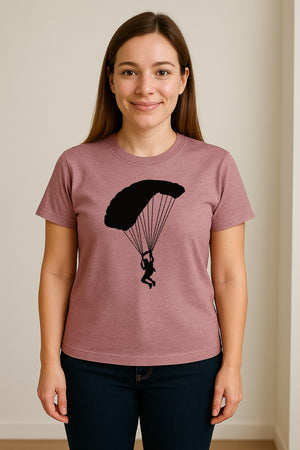 Skydiving T-Shirt, Parachute Graphic for Skydivers, Jump Instructors and Extreme Sports Fans
