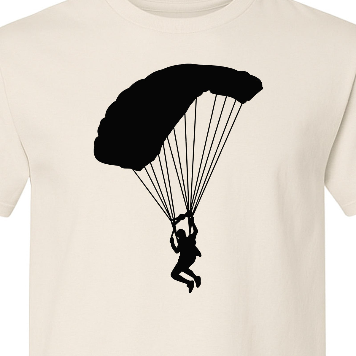 Skydiving T-Shirt, Parachute Graphic for Skydivers, Jump Instructors and Extreme Sports Fans