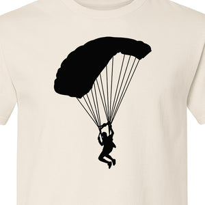 Skydiving T-Shirt, Parachute Graphic for Skydivers, Jump Instructors and Extreme Sports Fans