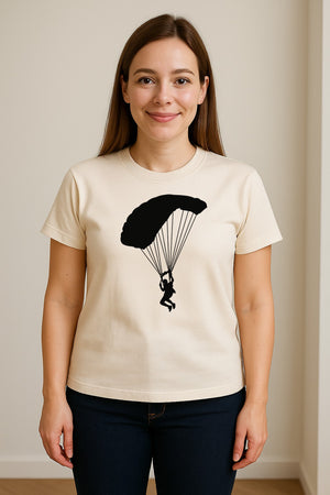 Skydiving T-Shirt, Parachute Graphic for Skydivers, Jump Instructors and Extreme Sports Fans