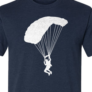 Skydiving T-Shirt, Parachute Graphic for Skydivers, Jump Instructors and Extreme Sports Fans