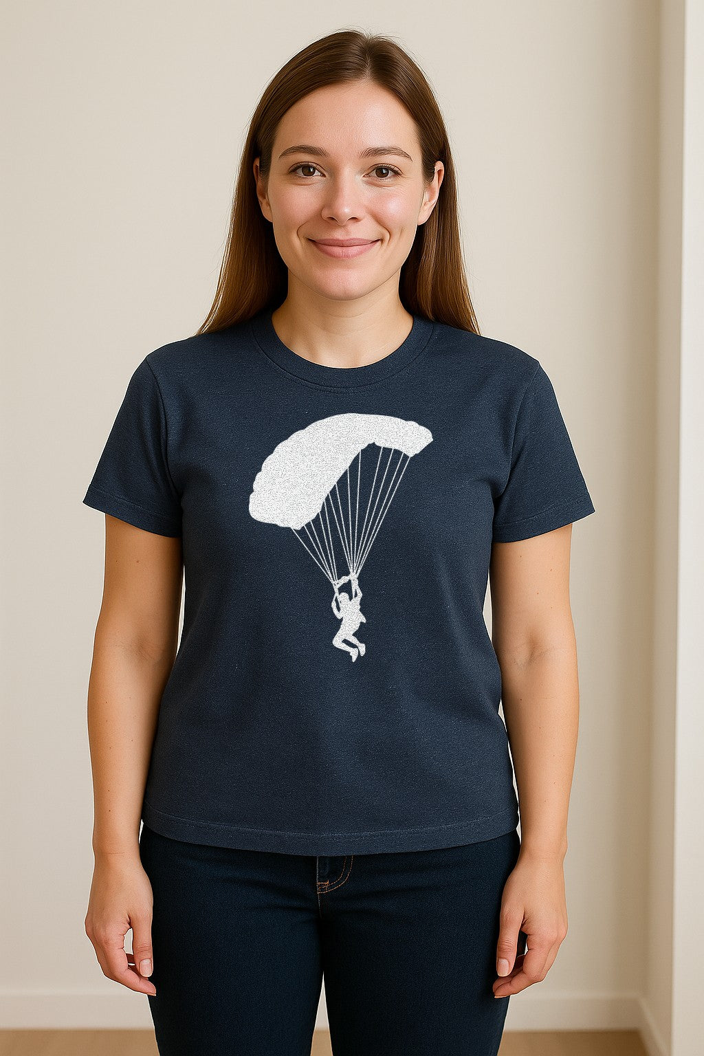 Skydiving T-Shirt, Parachute Graphic for Skydivers, Jump Instructors and Extreme Sports Fans