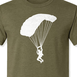 Skydiving T-Shirt, Parachute Graphic for Skydivers, Jump Instructors and Extreme Sports Fans