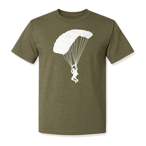 Skydiving T-Shirt, Parachute Graphic for Skydivers, Jump Instructors and Extreme Sports Fans