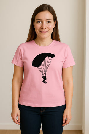 Skydiving T-Shirt, Parachute Graphic for Skydivers, Jump Instructors and Extreme Sports Fans