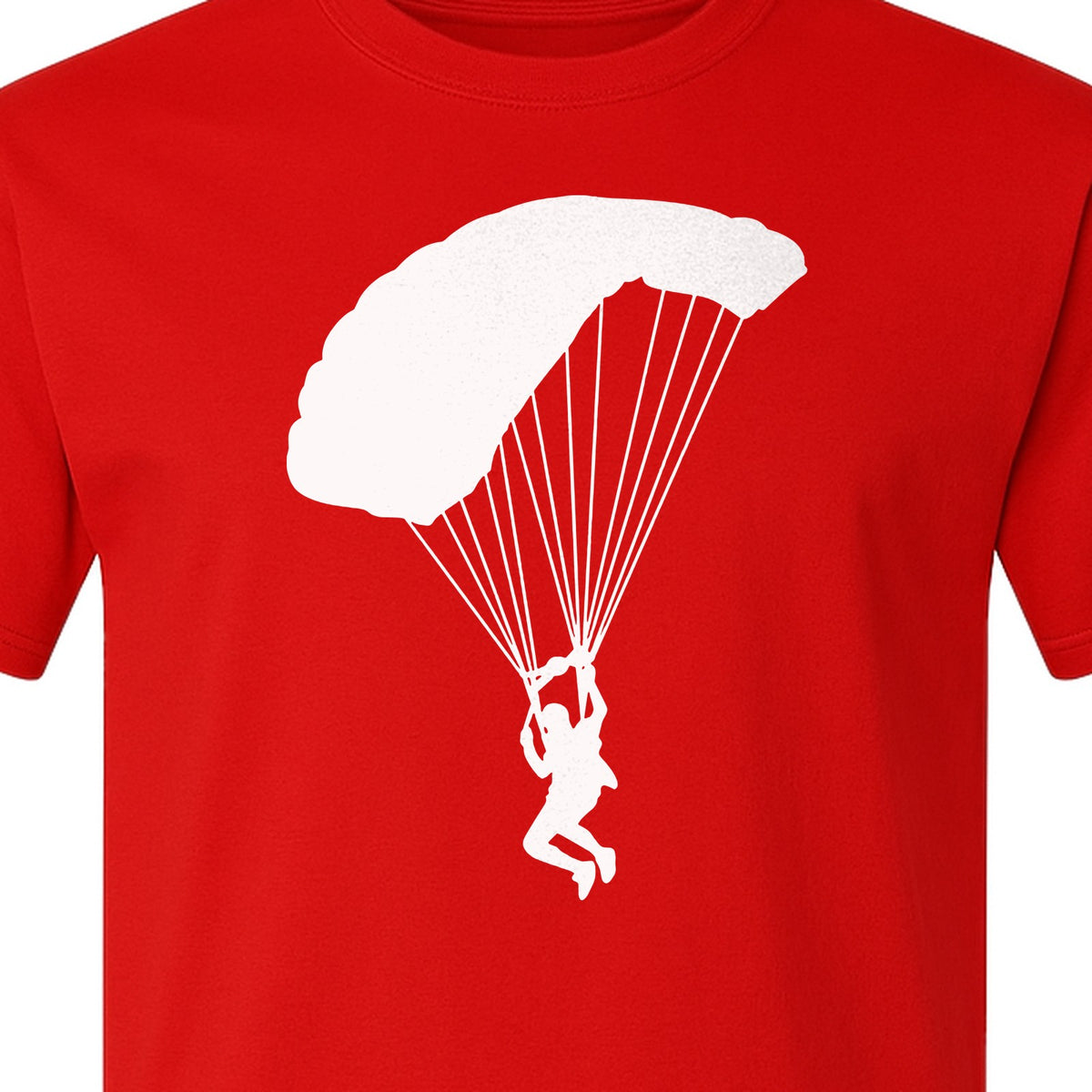 Skydiving T-Shirt, Parachute Graphic for Skydivers, Jump Instructors and Extreme Sports Fans