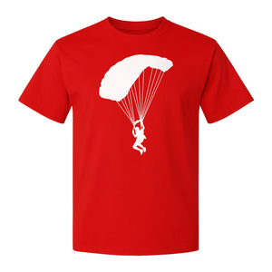 Skydiving T-Shirt, Parachute Graphic for Skydivers, Jump Instructors and Extreme Sports Fans