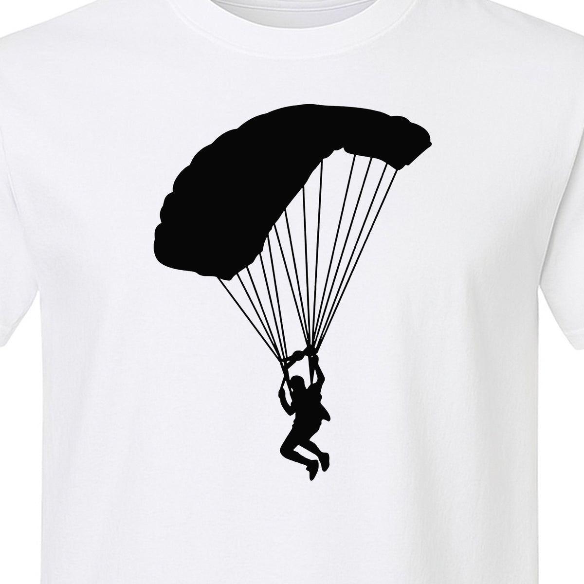 Skydiving T-Shirt, Parachute Graphic for Skydivers, Jump Instructors and Extreme Sports Fans