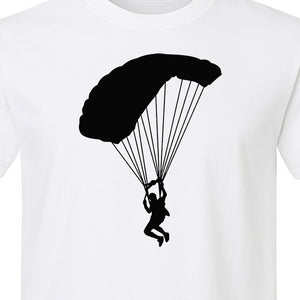 Skydiving T-Shirt, Parachute Graphic for Skydivers, Jump Instructors and Extreme Sports Fans