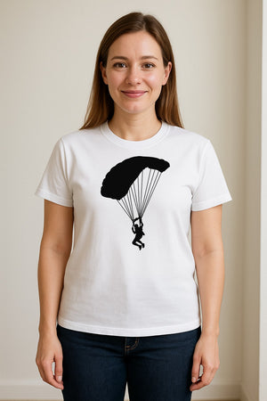 Skydiving T-Shirt, Parachute Graphic for Skydivers, Jump Instructors and Extreme Sports Fans