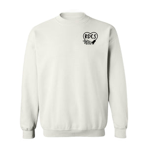 Cardiac Sonographer Sweatshirt, RDCS Heart and Snowflake Pocket Design for Echo Techs