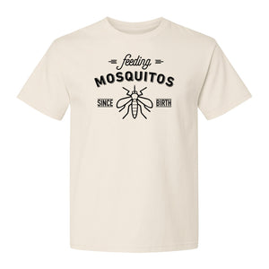 Mosquito T-Shirt, Feeding Mosquitos Since Birth Camping Humor for Hikers and Nature Lovers