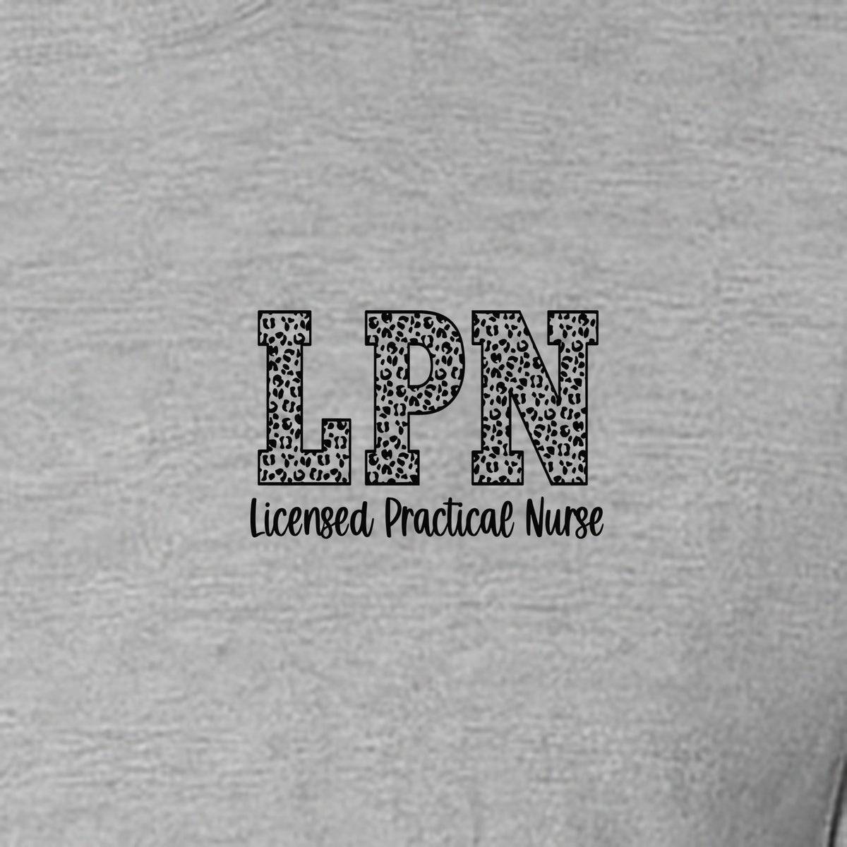 LPN T-Shirt, Licensed Practical Nurse Pocket Print for Nursing School Graduates