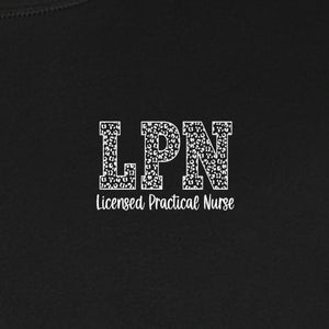 LPN T-Shirt, Licensed Practical Nurse Pocket Print for Nursing School Graduates
