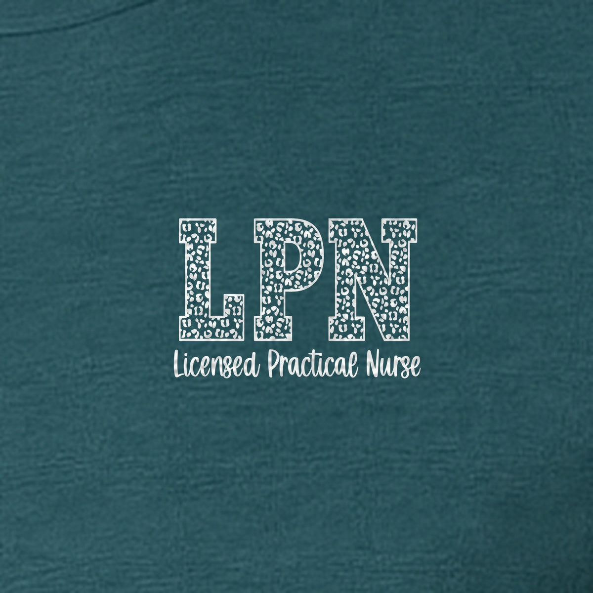 LPN T-Shirt, Licensed Practical Nurse Pocket Print for Nursing School Graduates