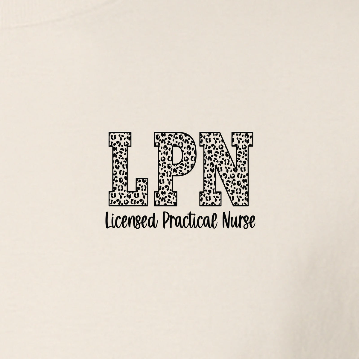 LPN T-Shirt, Licensed Practical Nurse Pocket Print for Nursing School Graduates