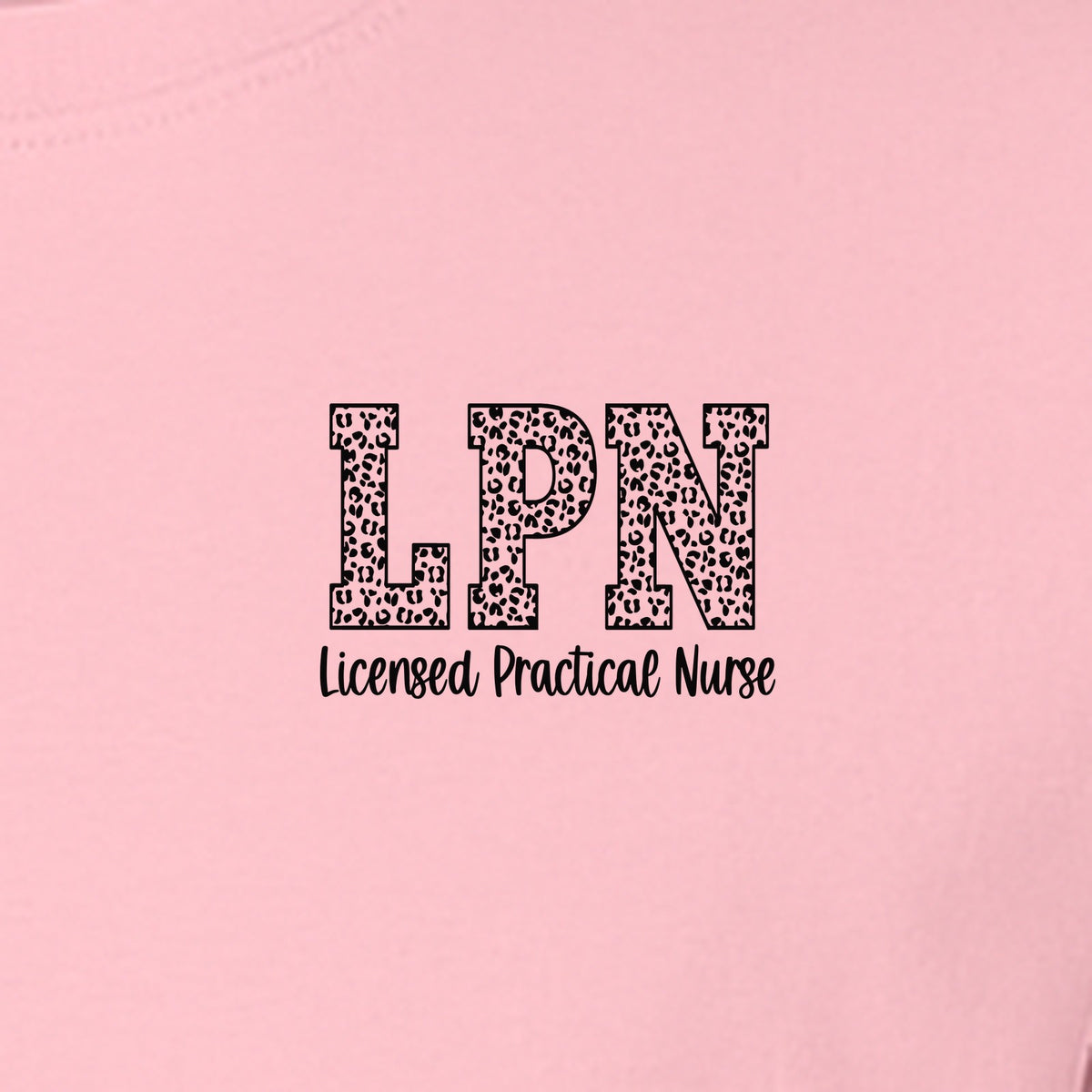 LPN T-Shirt, Licensed Practical Nurse Pocket Print for Nursing School Graduates