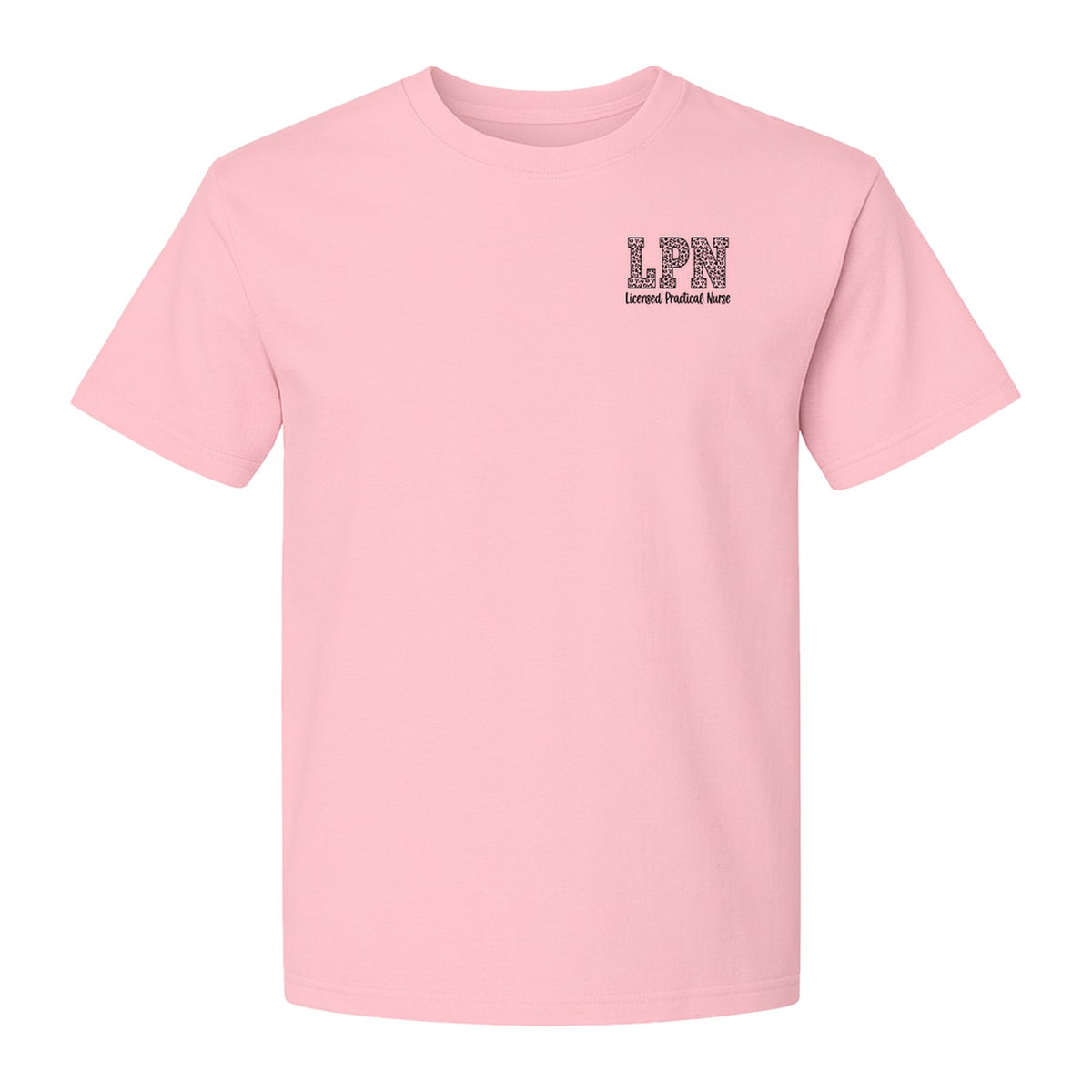 LPN T-Shirt, Licensed Practical Nurse Pocket Print for Nursing School Graduates
