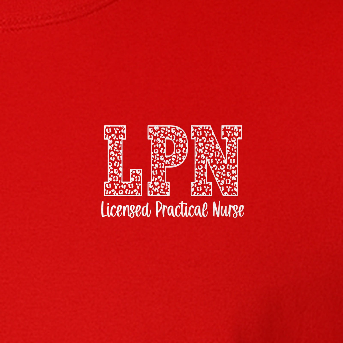 LPN T-Shirt, Licensed Practical Nurse Pocket Print for Nursing School Graduates