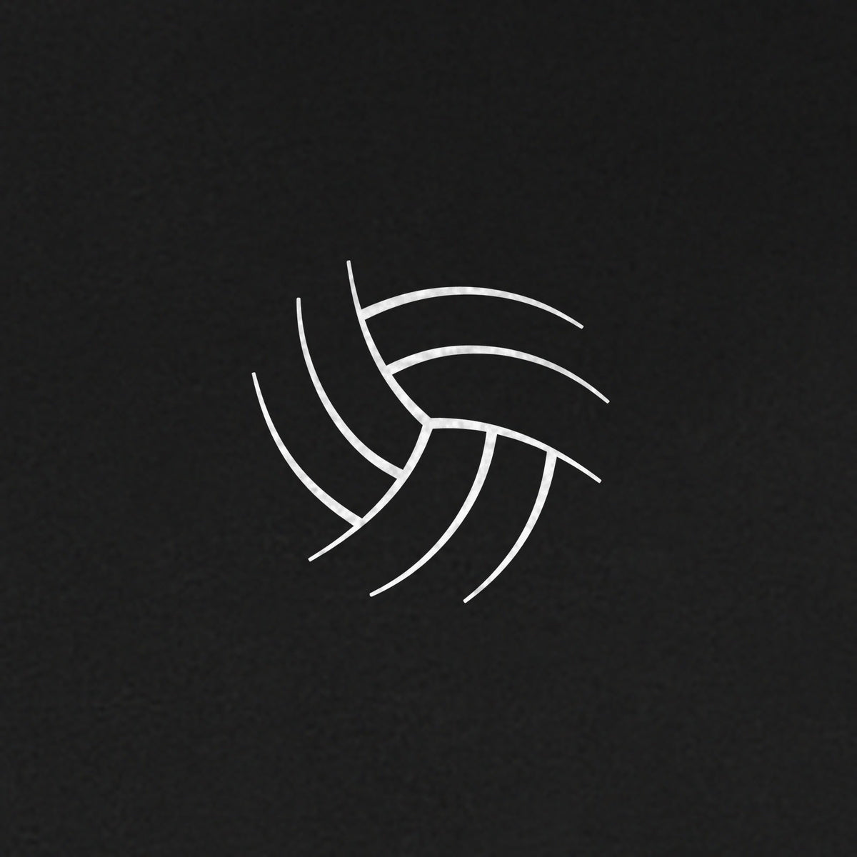 Volleyball T-Shirt, Minimal Ball Line Art Small Chest Graphic for Players and Game Day Fans