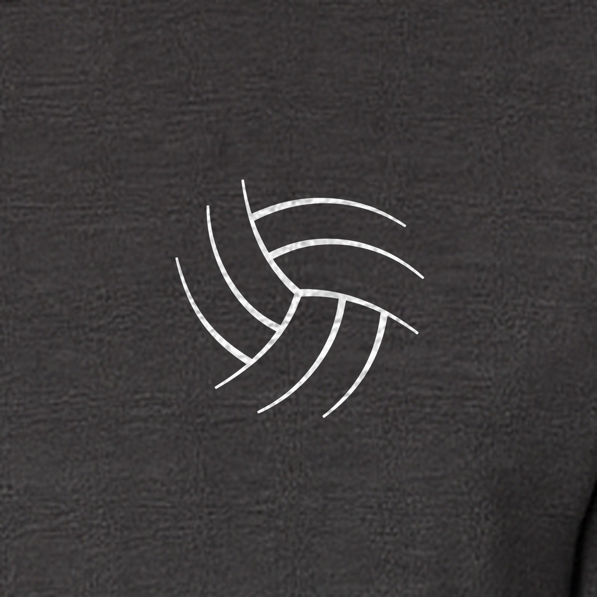 Volleyball T-Shirt, Minimal Ball Line Art Small Chest Graphic for Players and Game Day Fans