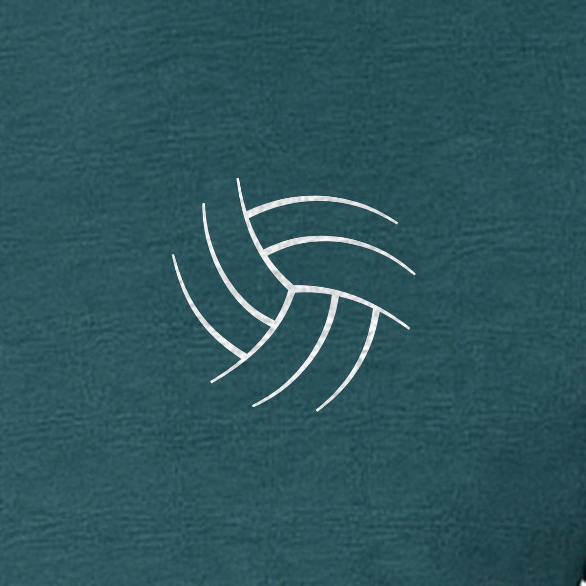 Volleyball T-Shirt, Minimal Ball Line Art Small Chest Graphic for Players and Game Day Fans
