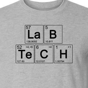 Lab Tech T-Shirt, Periodic Table Science Design for Medical Laboratory Professionals