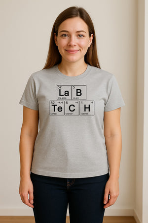 Lab Tech T-Shirt, Periodic Table Science Design for Medical Laboratory Professionals