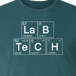 Lab Tech T-Shirt, Periodic Table Science Design for Medical Laboratory Professionals
