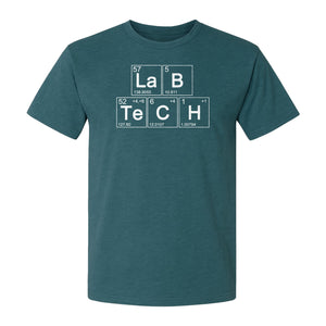 Lab Tech T-Shirt, Periodic Table Science Design for Medical Laboratory Professionals