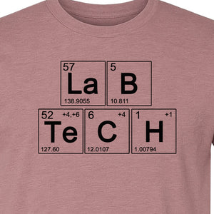 Lab Tech T-Shirt, Periodic Table Science Design for Medical Laboratory Professionals
