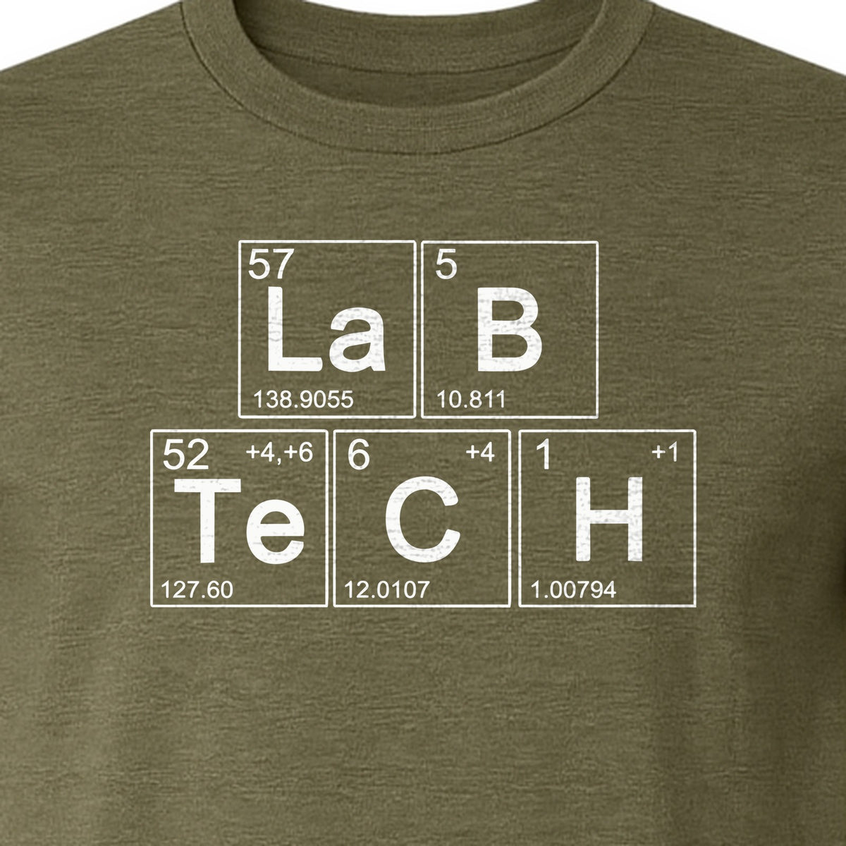 Lab Tech T-Shirt, Periodic Table Science Design for Medical Laboratory Professionals