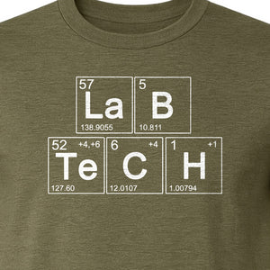 Lab Tech T-Shirt, Periodic Table Science Design for Medical Laboratory Professionals