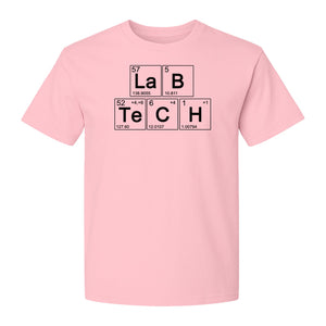 Lab Tech T-Shirt, Periodic Table Science Design for Medical Laboratory Professionals