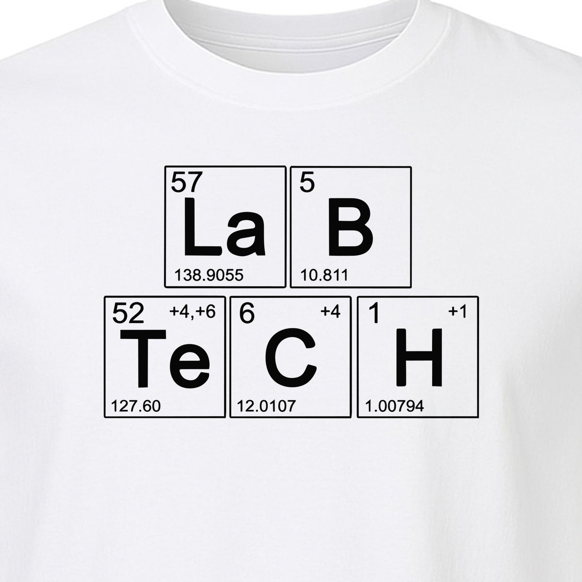 Lab Tech T-Shirt, Periodic Table Science Design for Medical Laboratory Professionals
