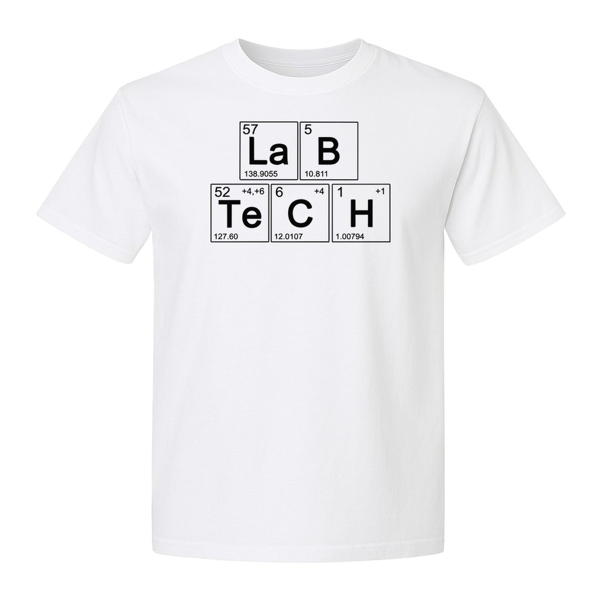 Lab Tech T-Shirt, Periodic Table Science Design for Medical Laboratory Professionals