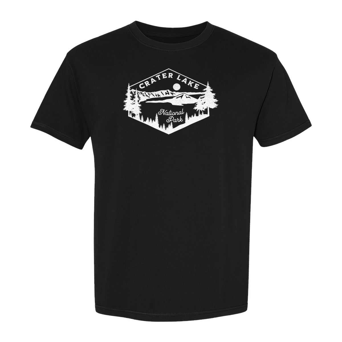 Crater Lake National Park T-Shirt, Oregon Mountain Hiking Graphic for Outdoor Lovers and Campers
