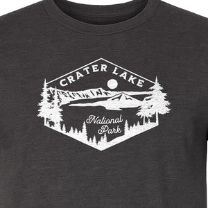 Crater Lake National Park T-Shirt, Oregon Mountain Hiking Graphic for Outdoor Lovers and Campers